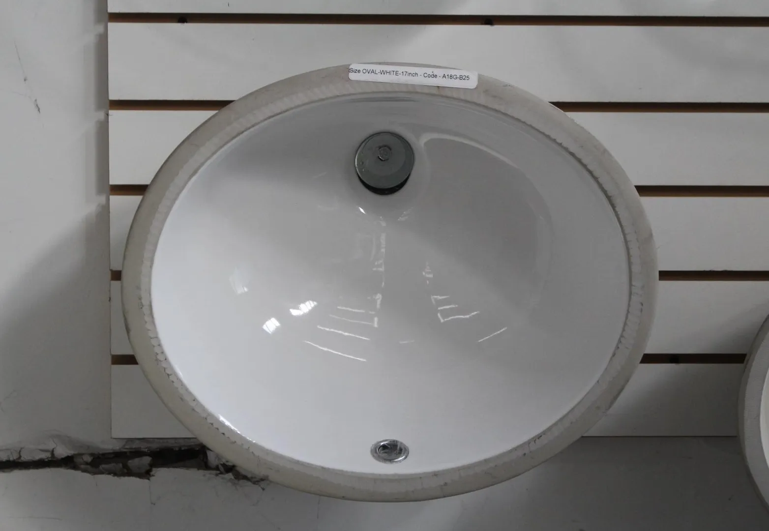 Sink Oval Vanity Sink - White Petit